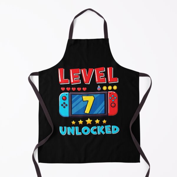 Item preview, Level 7 Unlocked Gamer Birthday Retro Game Console  designed and sold by FGTV2021.