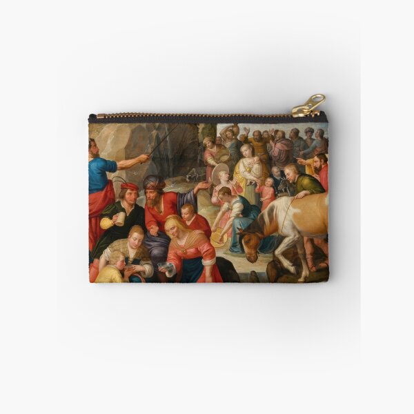 Item preview, Moses Striking Water from the Rock Biblical Painting designed and sold by TheSoulOfArt.