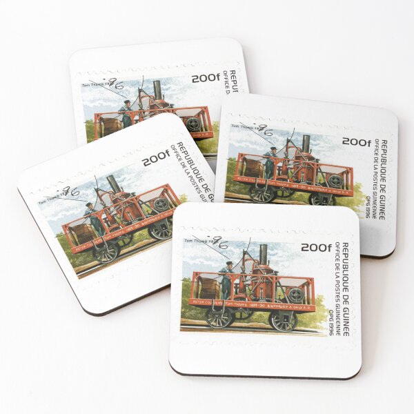 Item preview, Republique De Guinee 1996 Train Railway Postage Stamp designed and sold by red-amber65.