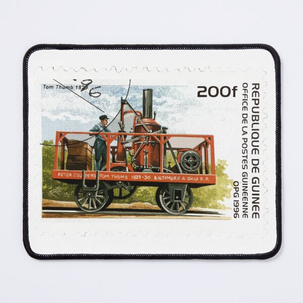 Item preview, Republique De Guinee 1996 Train Railway Postage Stamp designed and sold by red-amber65.