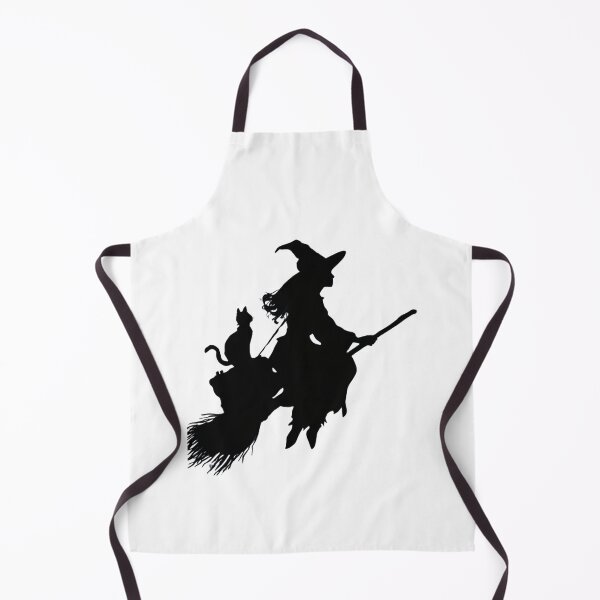Item preview, Stylish Witch Traveling Silhouette designed and sold by BlondeBalance.