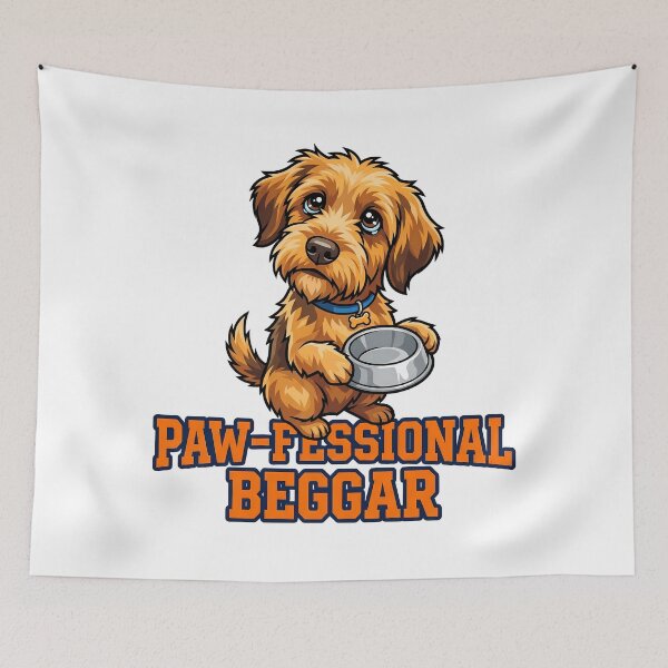 Item preview, Professional Beggar Dog Making Sad Puppy Eyes Cute Art designed and sold by Tong4130.