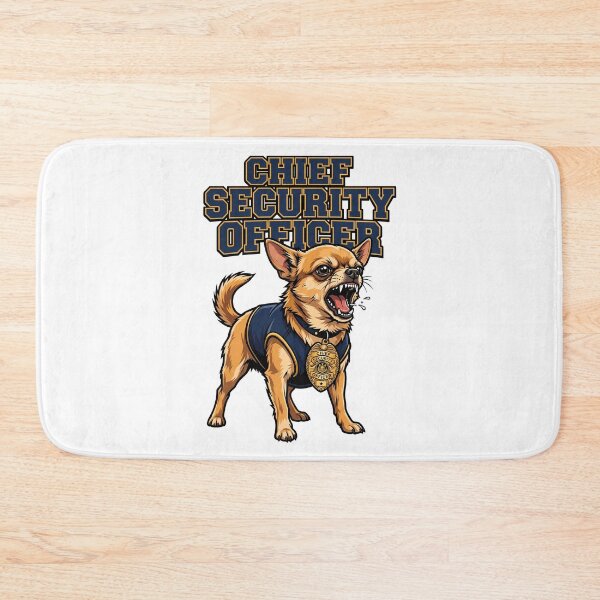 Item preview, Chief Security Officer Tiny Dog Barking At Nothing Vector designed and sold by Tong4130.