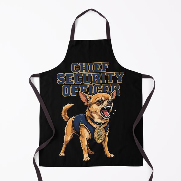 Item preview, Chief Security Officer Tiny Dog Barking At Nothing Vector designed and sold by Tong4130.