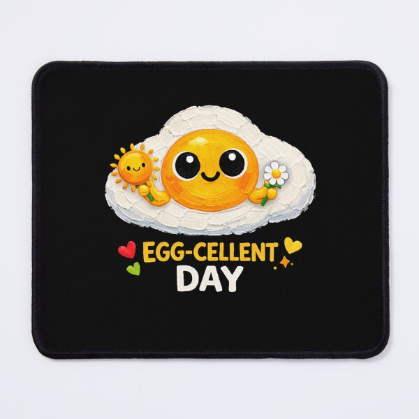Item preview, Egg-Cellent Day Cute Fried Egg designed and sold by Liv Solara.