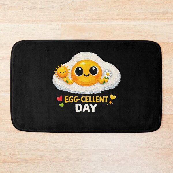 Item preview, Egg-Cellent Day Cute Fried Egg designed and sold by Liv Solara.