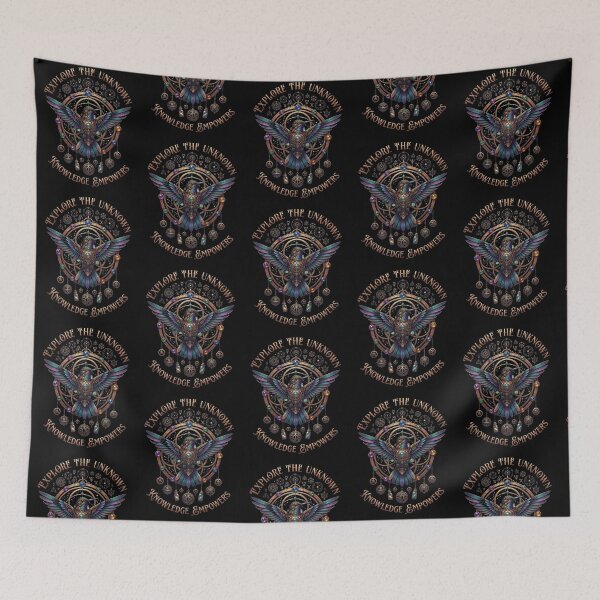 Item preview, Explore the Unknown – Steampunk Hummingbird Cosmic Emblem designed and sold by Dogandesighn.