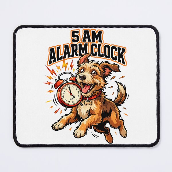 Item preview, Morning Alarm Clock Dog Barking Early Illustration Design designed and sold by Tong4130.
