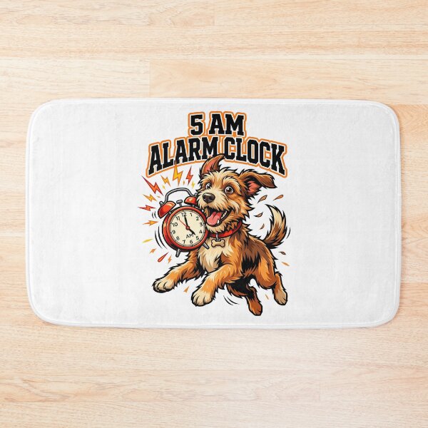Item preview, Morning Alarm Clock Dog Barking Early Illustration Design designed and sold by Tong4130.