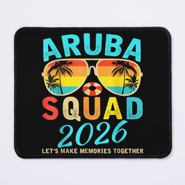 Item preview, Aruba Squad 2026 Tropical Cruise Vacation Family Travel Shirt designed and sold by Denenberg Jardel.
