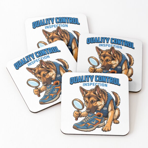 Item preview, Strict Quality Control Inspector Dog Sniffing Shoe Art designed and sold by Tong4130.