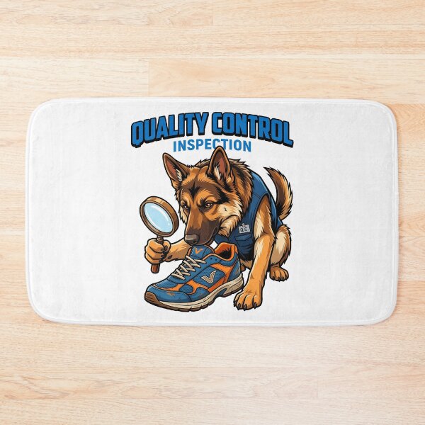 Item preview, Strict Quality Control Inspector Dog Sniffing Shoe Art designed and sold by Tong4130.