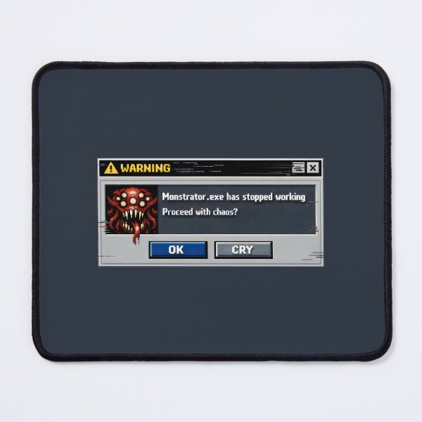 Item preview, Monstrator Glitch Retro Tech Computer Science designed and sold by SplashTastic.
