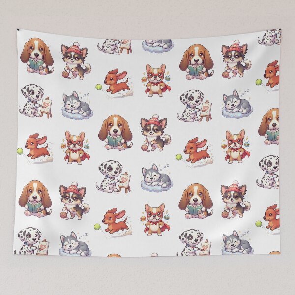 Item preview, Kawaii Cute Dog Pack 2 designed and sold by VictorySticker.