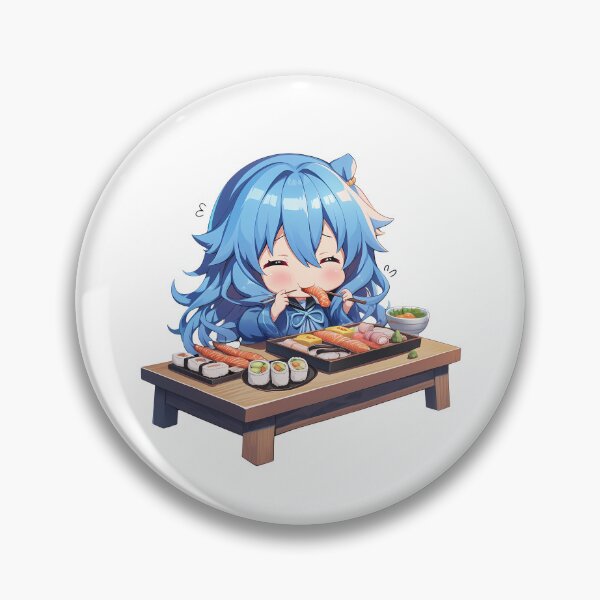 Item preview, Yoshino Himekawa Date A Live Kawaii Chibi Sushi Moment designed and sold by Spraykart.