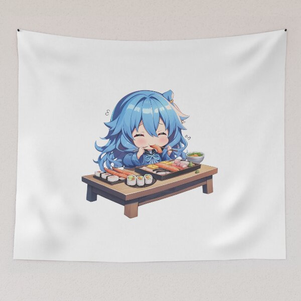 Item preview, Yoshino Himekawa Date A Live Kawaii Chibi Sushi Moment designed and sold by Spraykart.