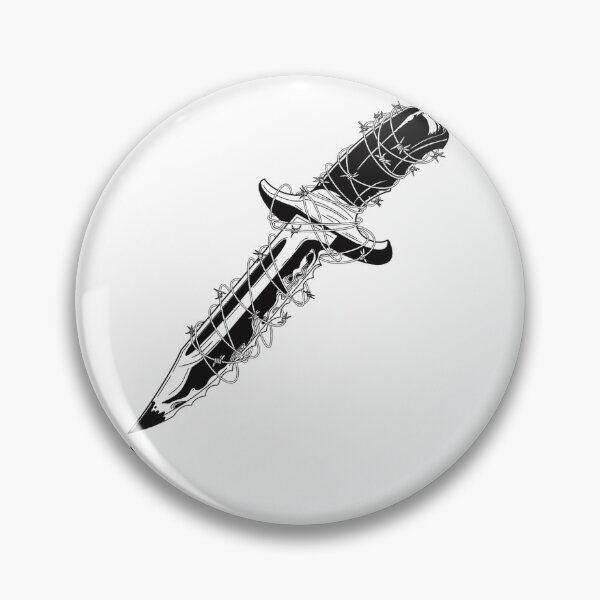 Item preview, Dagger and barbed wire designed and sold by SpookyPieGuy.