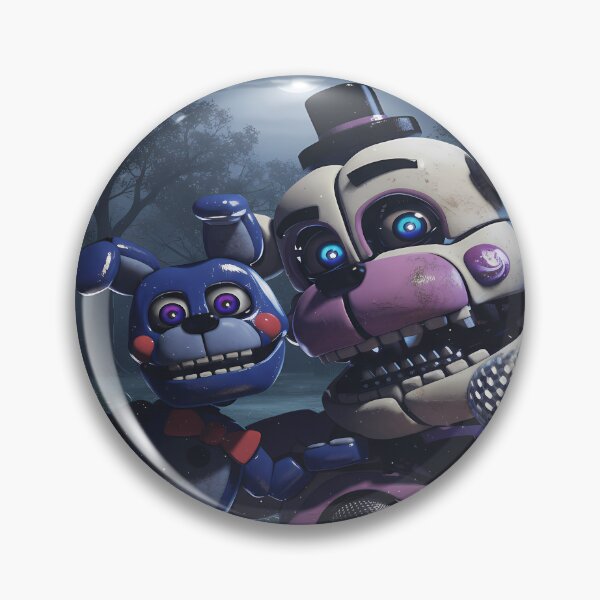 Item preview, Funtime Freddy and Bon-Bon in a forest designed and sold by florancouriei.