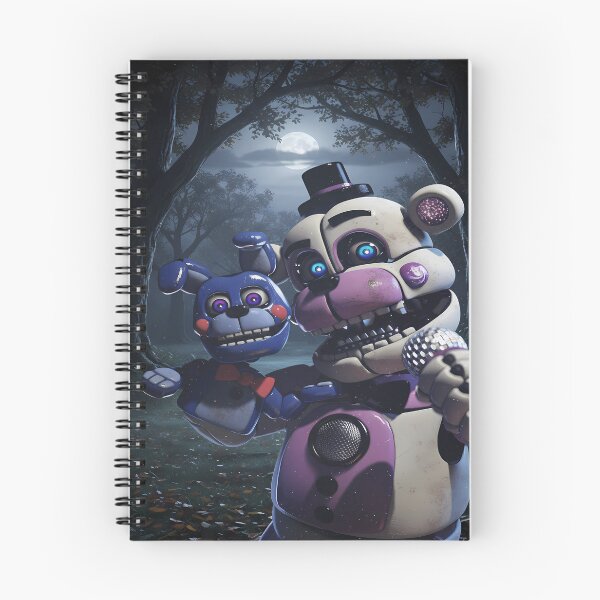 Item preview, Funtime Freddy and Bon-Bon in a forest designed and sold by florancouriei.