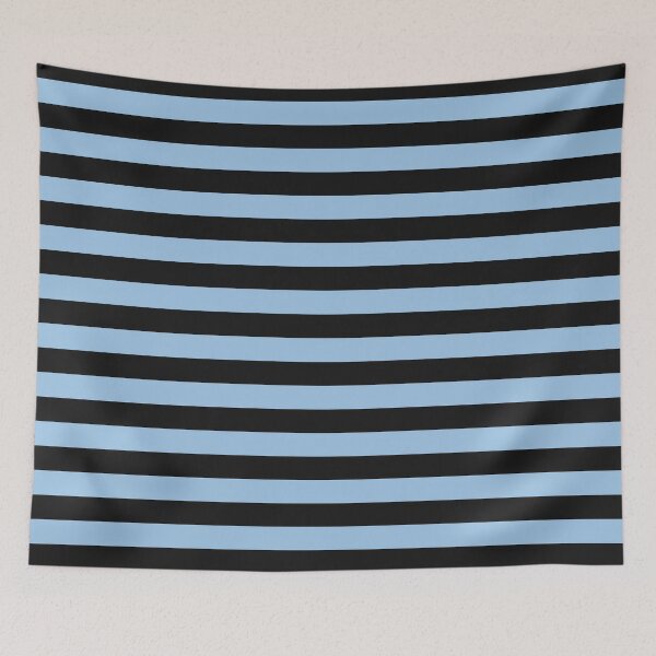 Item preview, Striped Black And Baby Blue Pattern designed and sold by pattern-archive.