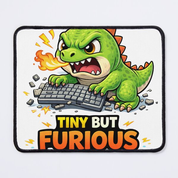 Item preview, Tiny But Furious Angry Dinosaur designed and sold by the-dovlat.