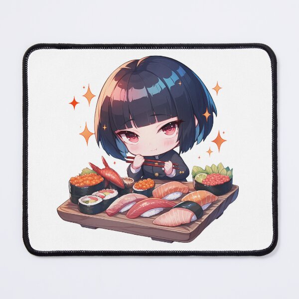 Item preview, Tae Takemi Persona 5 Chibi Sushi Dark Hair Mood designed and sold by Spraykart.