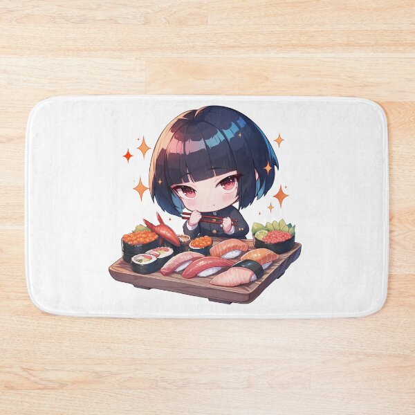 Item preview, Tae Takemi Persona 5 Chibi Sushi Dark Hair Mood designed and sold by Spraykart.