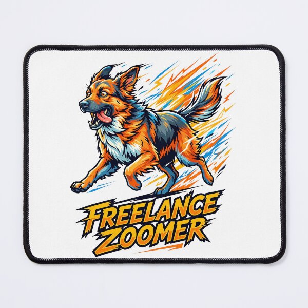 Item preview, Professional Zoomies Coordinator Dog Running Fast Illustration Art designed and sold by Tong4130.