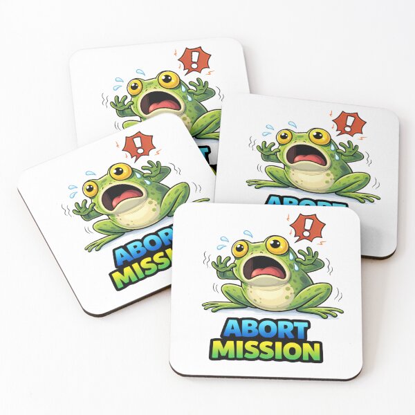 Item preview, Abort Mission Social Anxiety Frog designed and sold by the-dovlat.