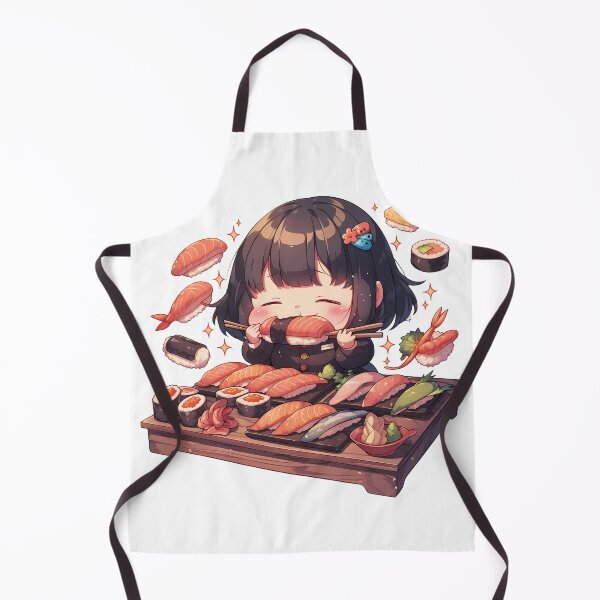 Item preview, Sae Niijima Persona 5 Chibi Sushi Feast Kawaii designed and sold by Spraykart.