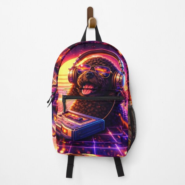Item preview, Cockapoo Retro Music Vibes Art - Cool 80s Cockapoo DJ Aesthetic Illustration designed and sold by Cockapoo Society.