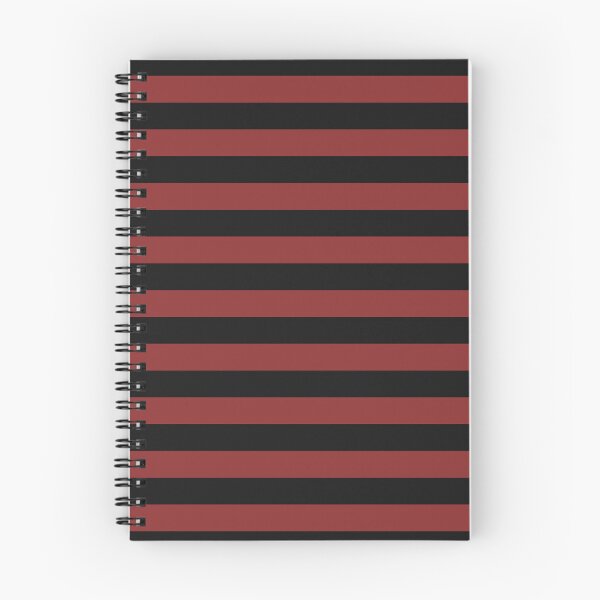 Item preview, Striped Black And Brick Red Pattern designed and sold by pattern-archive.