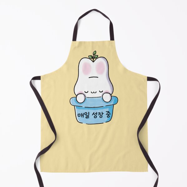 Item preview, Kawaii Bunny Plant Pot - Korean Quote Growing Every Day designed and sold by Kimchi-style-.
