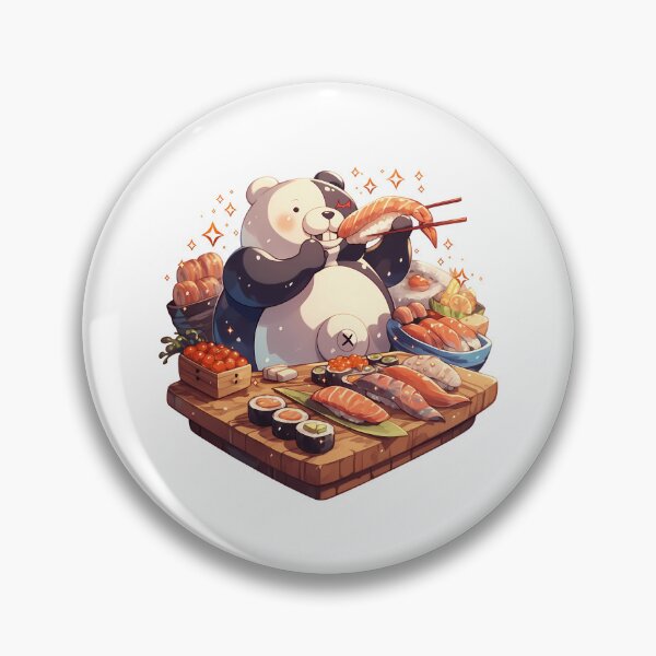 Item preview, Monokuma Danganronpa Chibi Sushi Feast Chaos designed and sold by Spraykart.