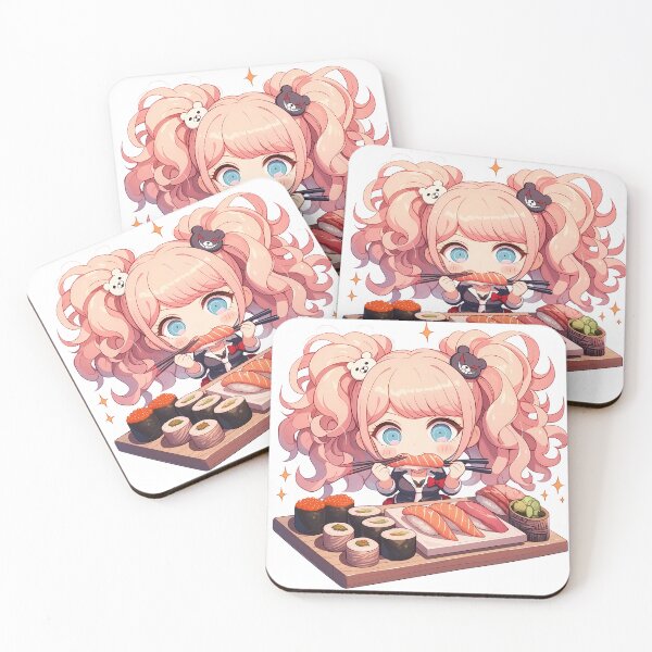 Item preview, Junko Enoshima Danganronpa Chibi Sushi Trouble Maker designed and sold by Spraykart.