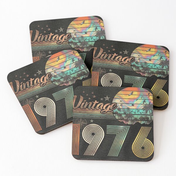 Item preview, Vintage 1976 Retro Sunset - 50th Birthday Classic Year designed and sold by vibyprints.