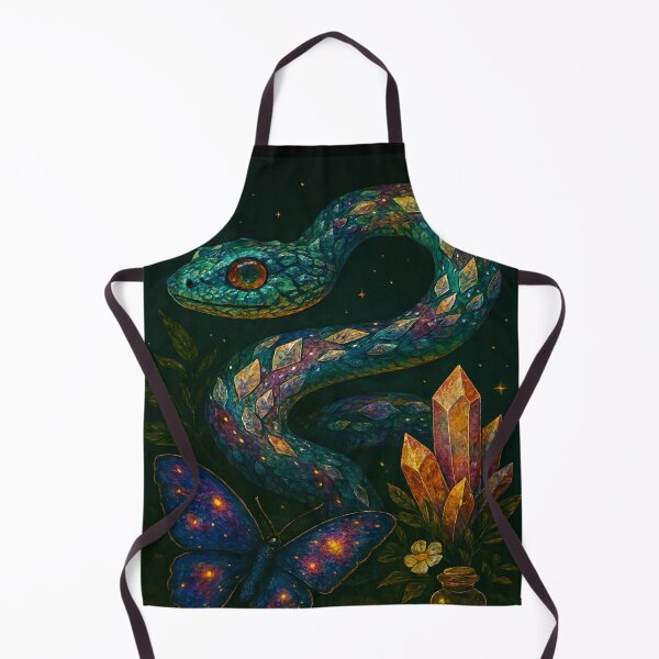 Item preview, Cosmic Snake – Mystical Galaxy Animal Art designed and sold by myforestfog.