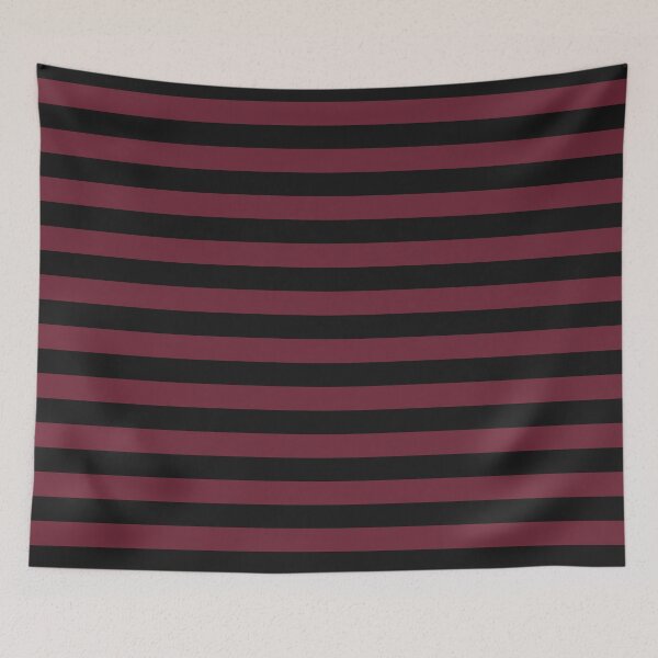 Item preview, Striped Black And Burgundy Pattern designed and sold by pattern-archive.