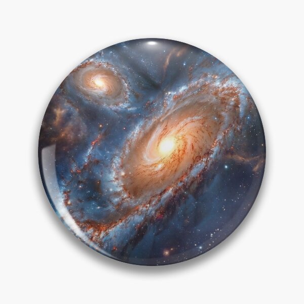 Item preview, Heart-shaped Galaxy Collision designed and sold by florancouriei.