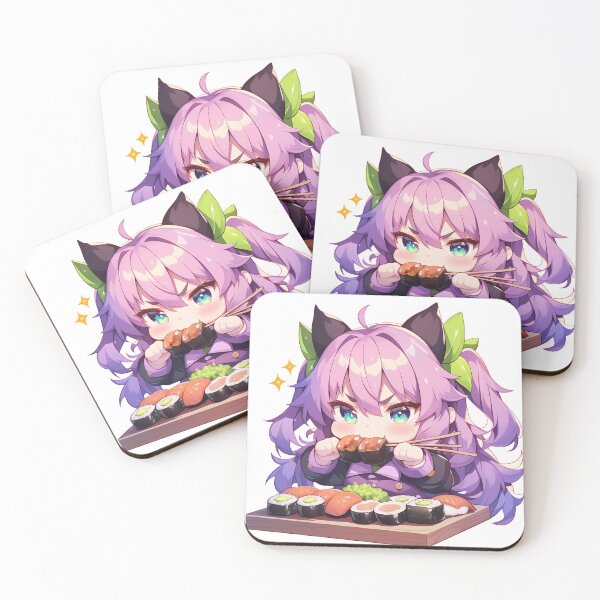 Item preview, Hiiragi Shinoa Seraph Of The End Chibi Sushi Sass Mode designed and sold by Spraykart.
