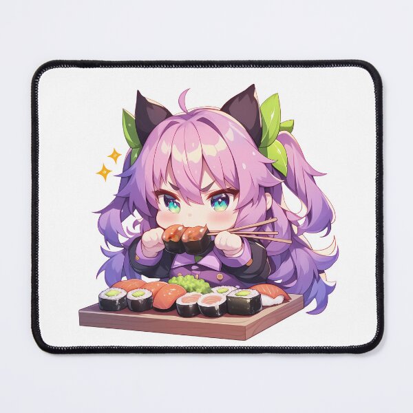 Item preview, Hiiragi Shinoa Seraph Of The End Chibi Sushi Sass Mode designed and sold by Spraykart.