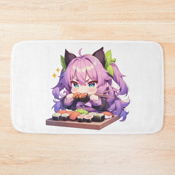 Item preview, Hiiragi Shinoa Seraph Of The End Chibi Sushi Sass Mode designed and sold by Spraykart.