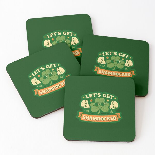 Item preview, Let's Get Shamrocked Funny Retro St. Patrick's Day Shirt designed and sold by Mosogoloso.