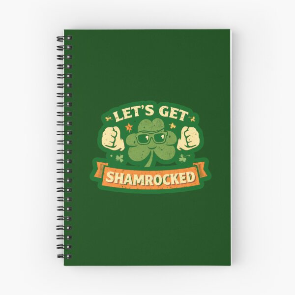 Item preview, Let's Get Shamrocked Funny Retro St. Patrick's Day Shirt designed and sold by Mosogoloso.