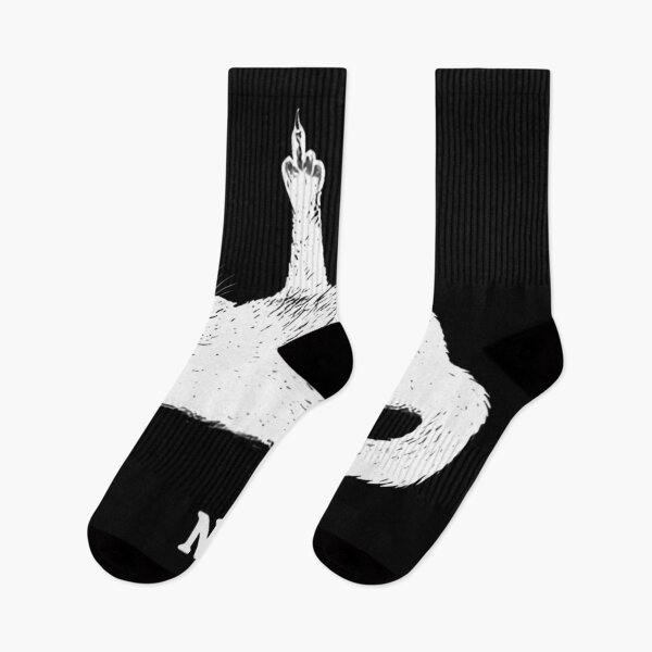 Item preview, Funny Cat Middle Finger Meme Nö Sarcastic Attitude Humor designed and sold by Gargamal.