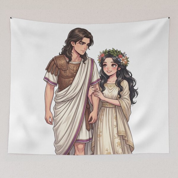 Item preview, A young Roman couple. designed and sold by PP&RAINBOW SHOP.