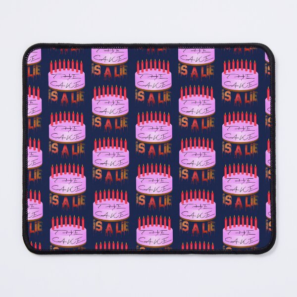 Item preview, The Cake is a Lie Gaming Humor Glitch Design designed and sold by Conpo.