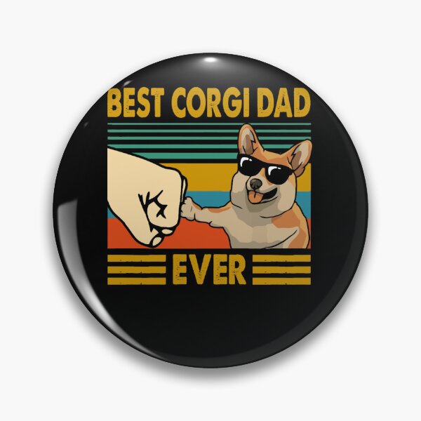 Item preview, Best Corgi Dad Ever Funny Corgi Owner Classic  designed and sold by Barbiewitch.