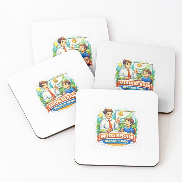Item preview, Muda Berani Belajar Uang Sticker – Financial Education & Money Mindset Mentor Design for Young Entrepreneurs designed and sold by Wander Pop Studio.