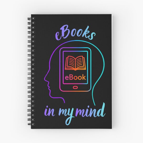 Item preview, eBooks in My Mind – Reading Lover Shirt for Bookworms designed and sold by GigaFactory.